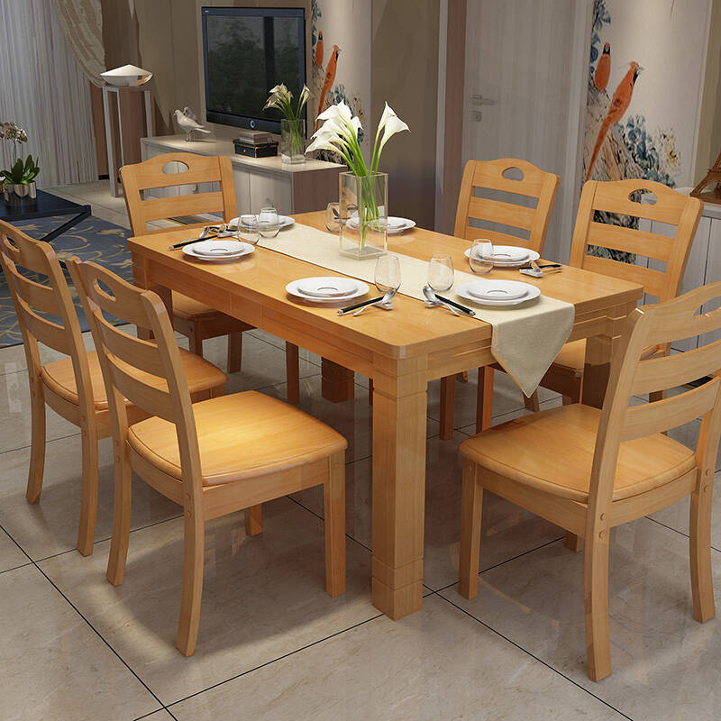 å®žæœ¨é¤æ¡Œ